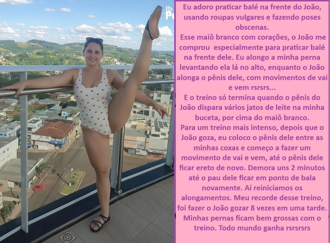 Bailarina gostosa adora provocar com movimentos vulgares de balé. AI - IA - PMV image 5