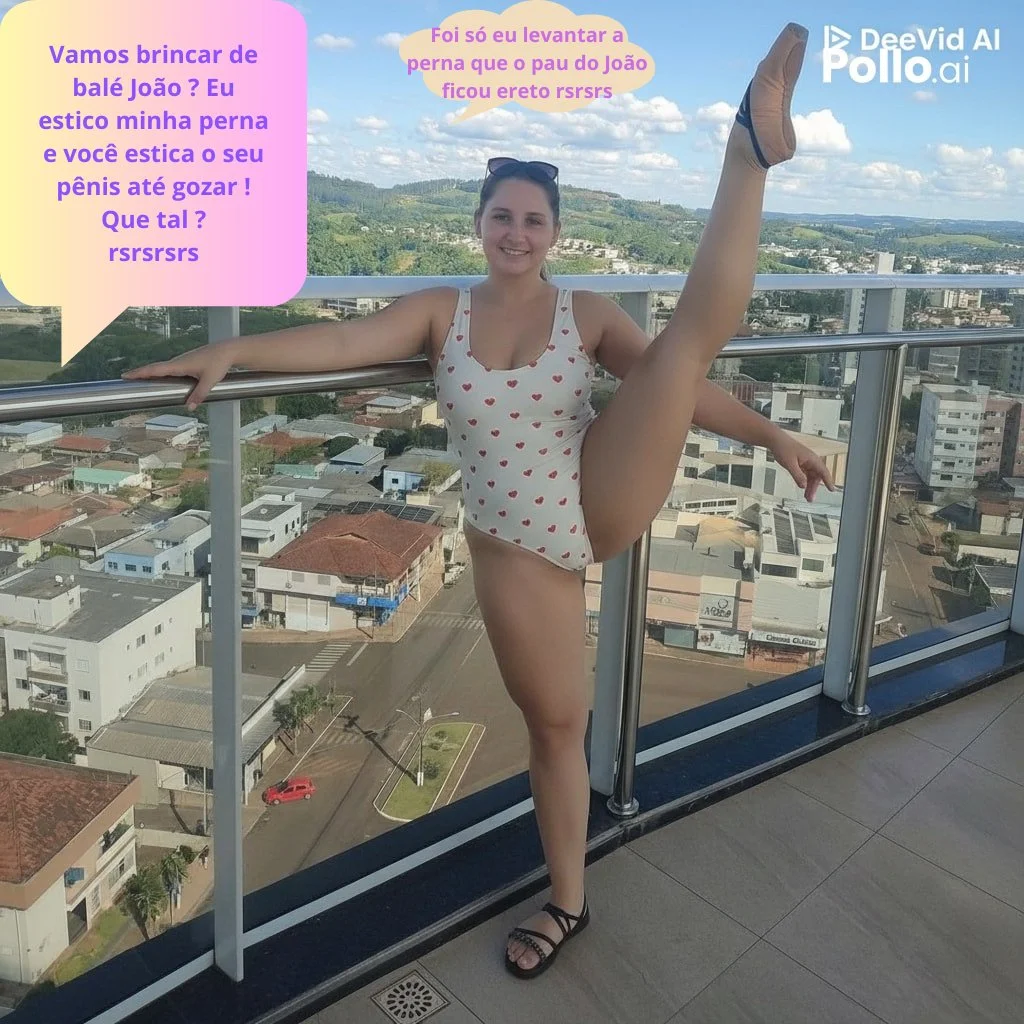 Bailarina gostosa adora provocar com movimentos vulgares de balé. AI - IA - PMV image 6