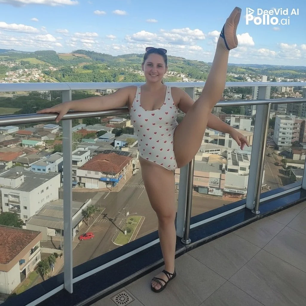 Bailarina gostosa adora provocar com movimentos vulgares de balé. AI - IA - PMV image 7