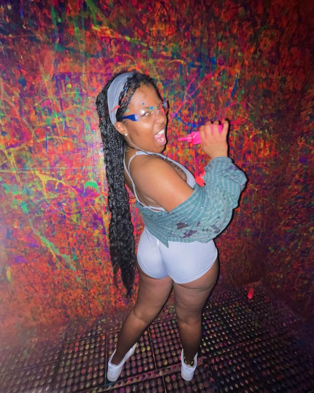 Fat ass busty hot black slut image 2