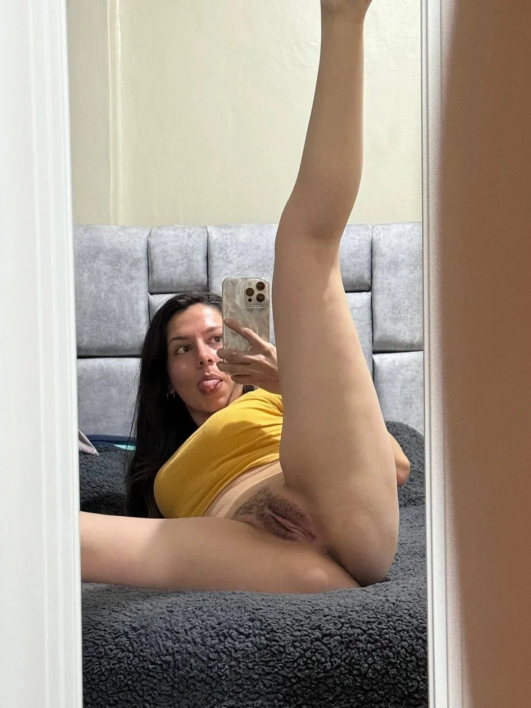 Skinny selfie nude image 14