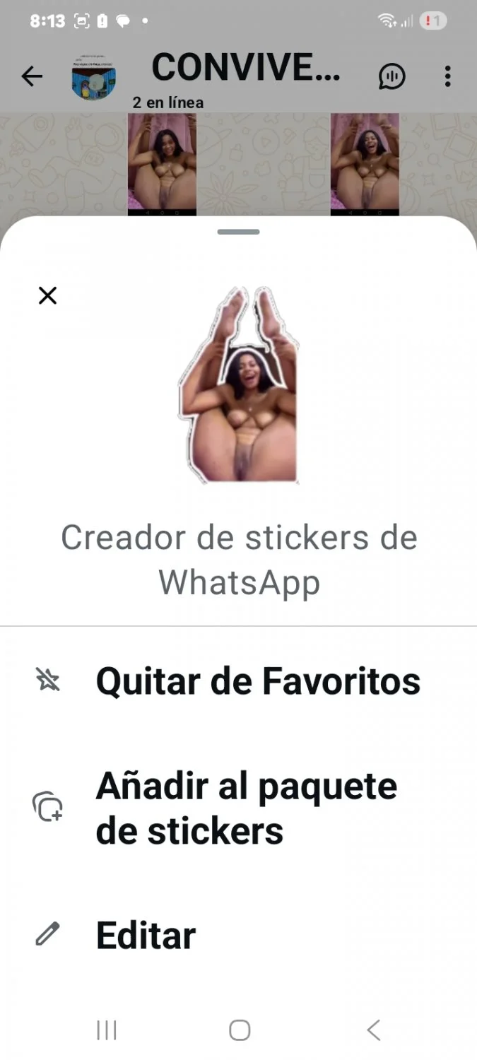 Such a whore that she's a sticker now. image 10
