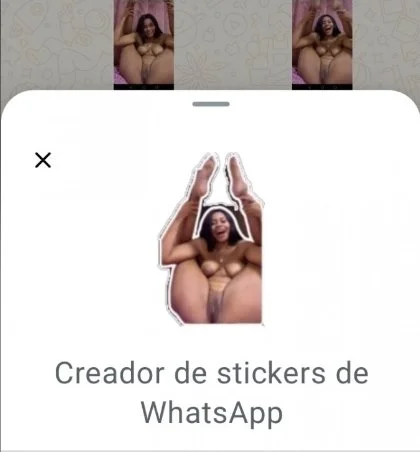 Such a whore that she's a sticker now. image 13