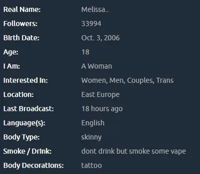 Melissa cover image
