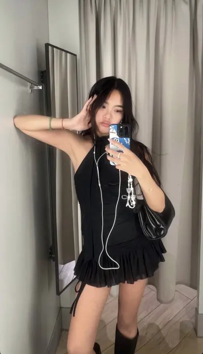Innocent asian shows her beautiful pussy cover image