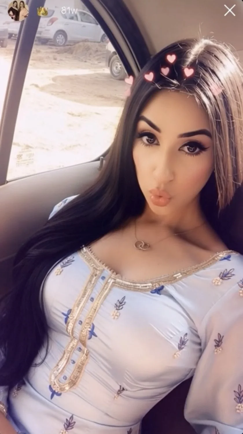 Punjabi Indian girl fun in car image 1