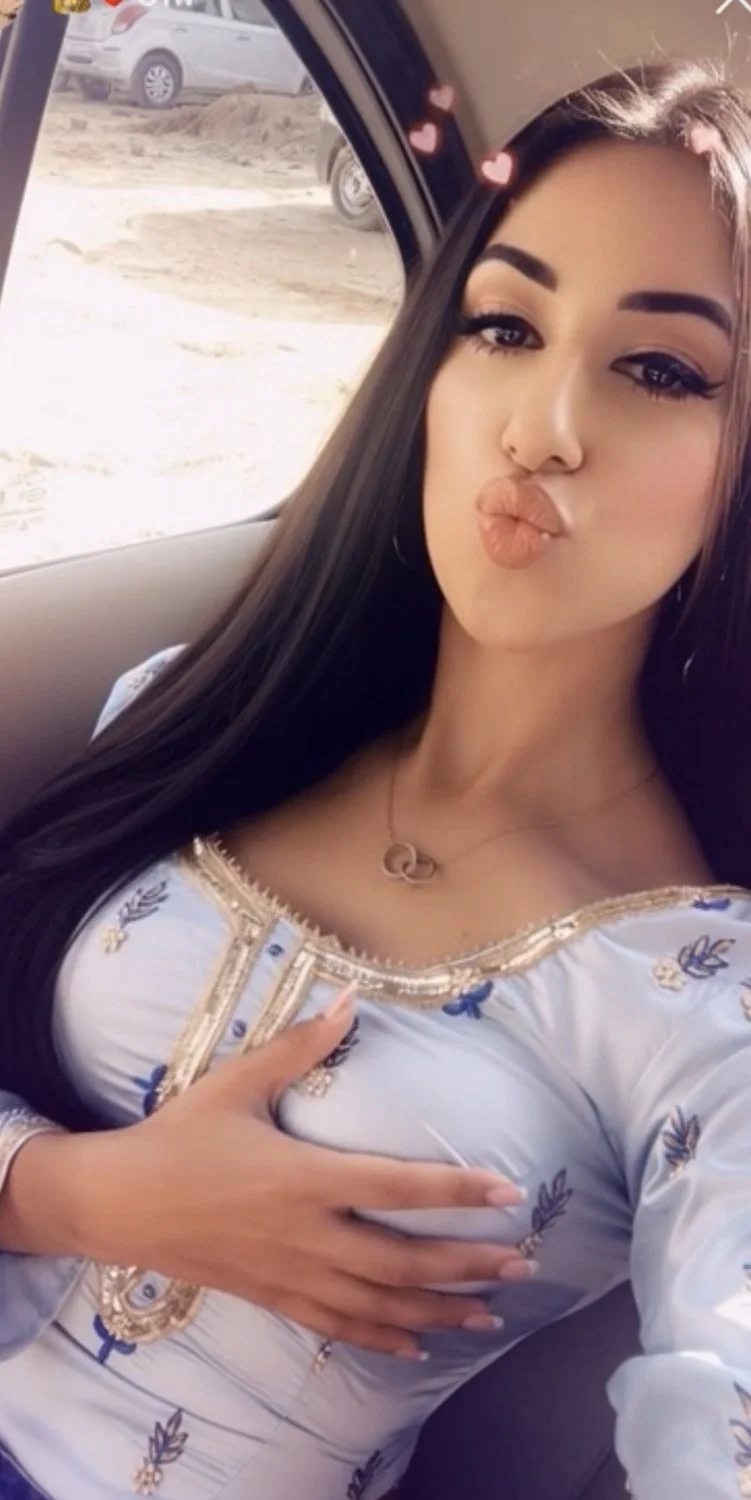 Punjabi Indian girl fun in car image 5