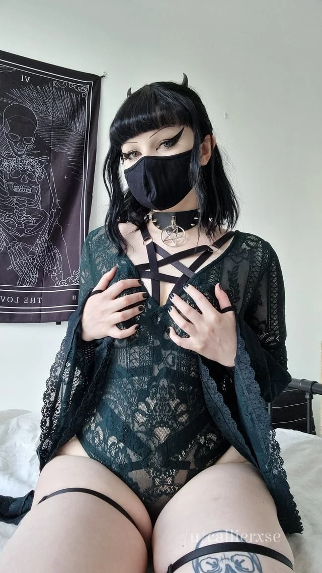 Pale Goth Girl Melons image 11