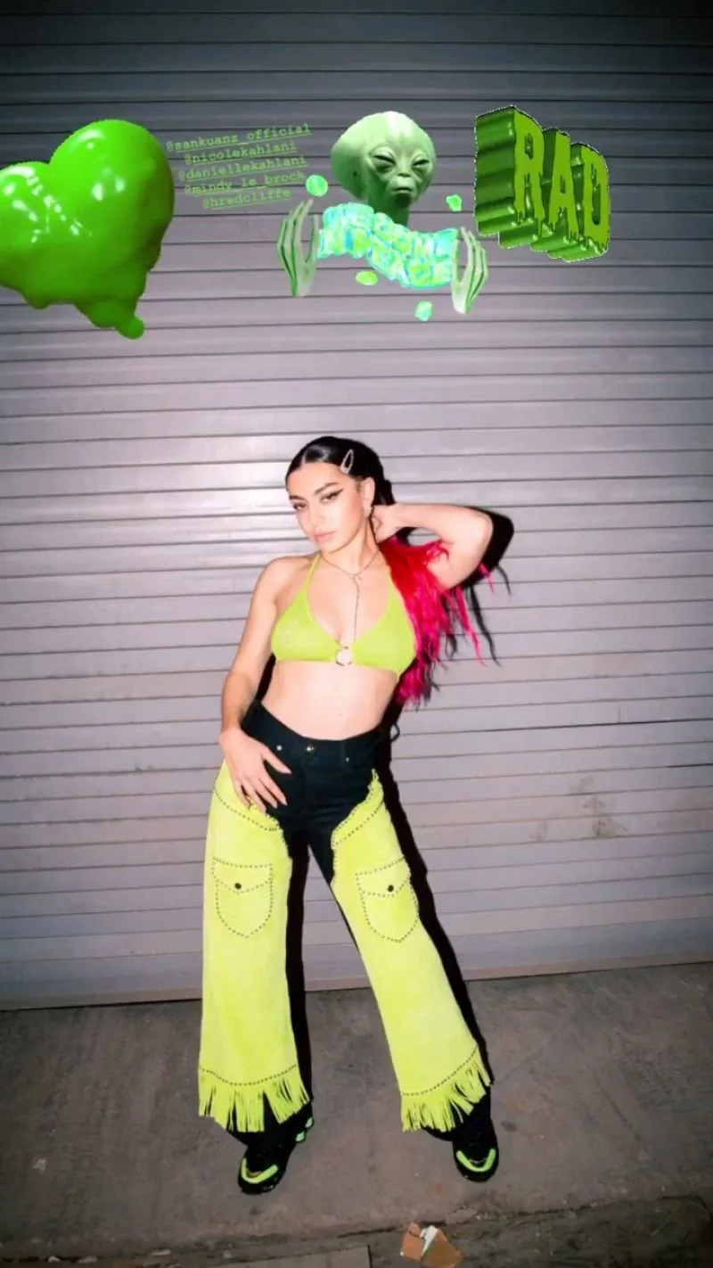 charli-xcx-in-tiny-lycra-shorts-05-22-2019-3 image 5