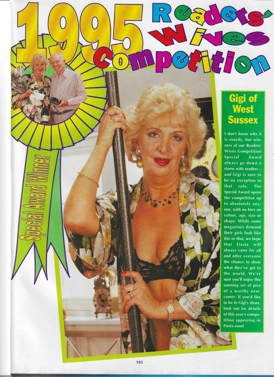 Uk Readers wives Gigi of West Sussex 1995 main image