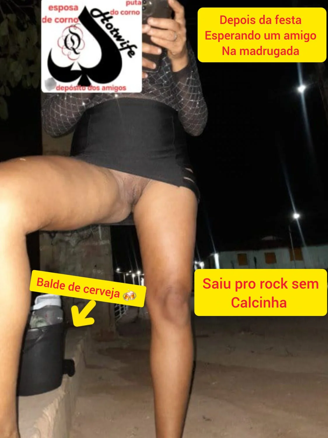 Era só mais um final de festa...e ela tava passando mensagem pra um amigo main image