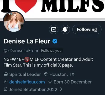 Denise La Flure from twitter cover image