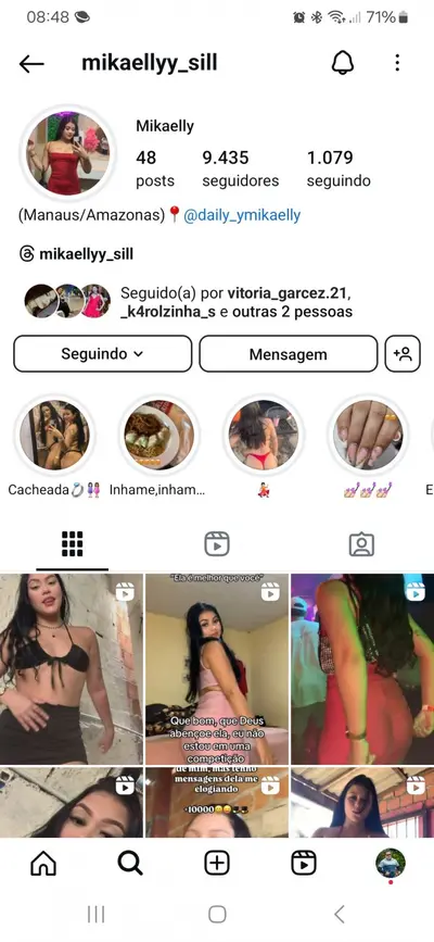 Novinha putinha de Manaus - Mikaelly Sill cover image