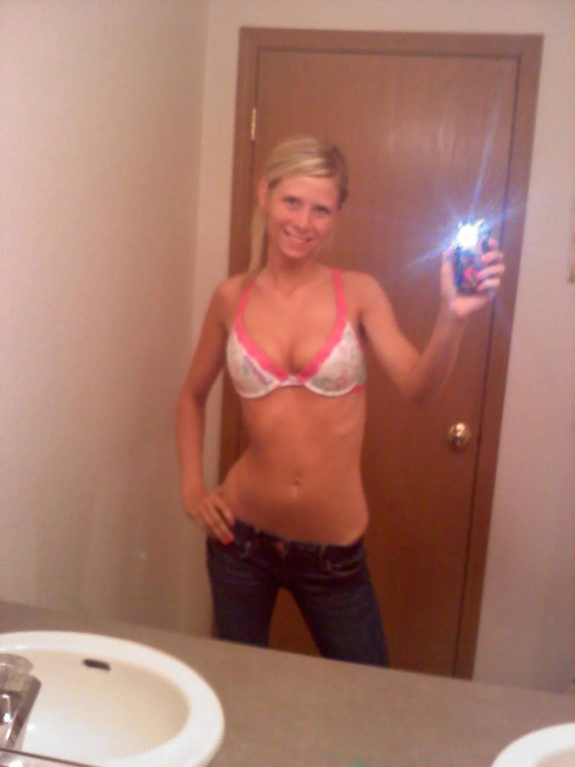 Little Blonde Slut Teasing image 12