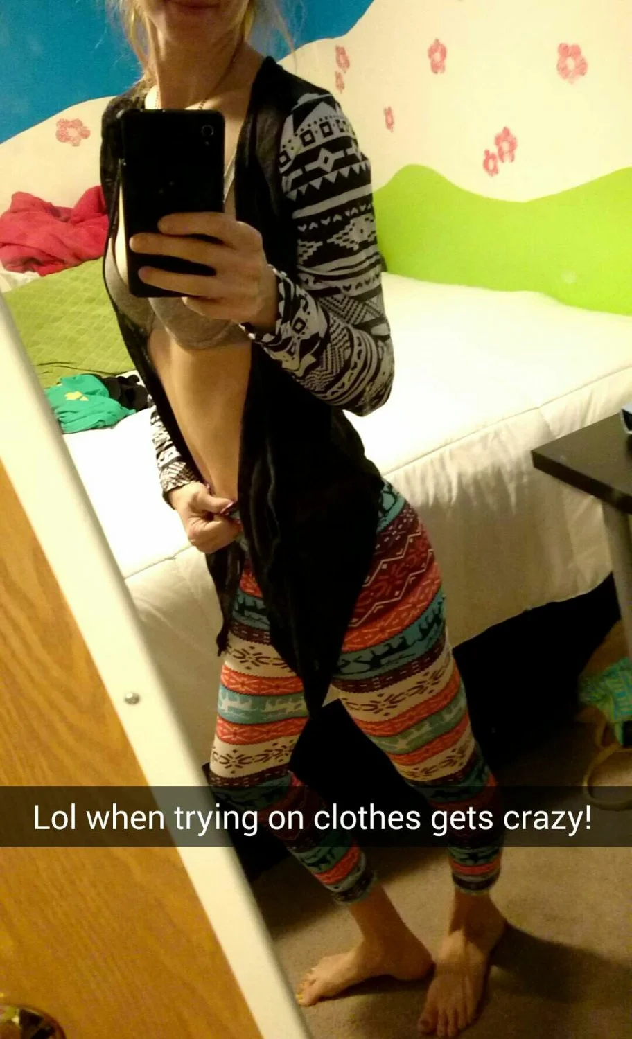 Little Blonde Slut Teasing image 7
