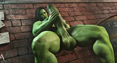 [Marvel] The She-Hulk busts a thick nut cover image