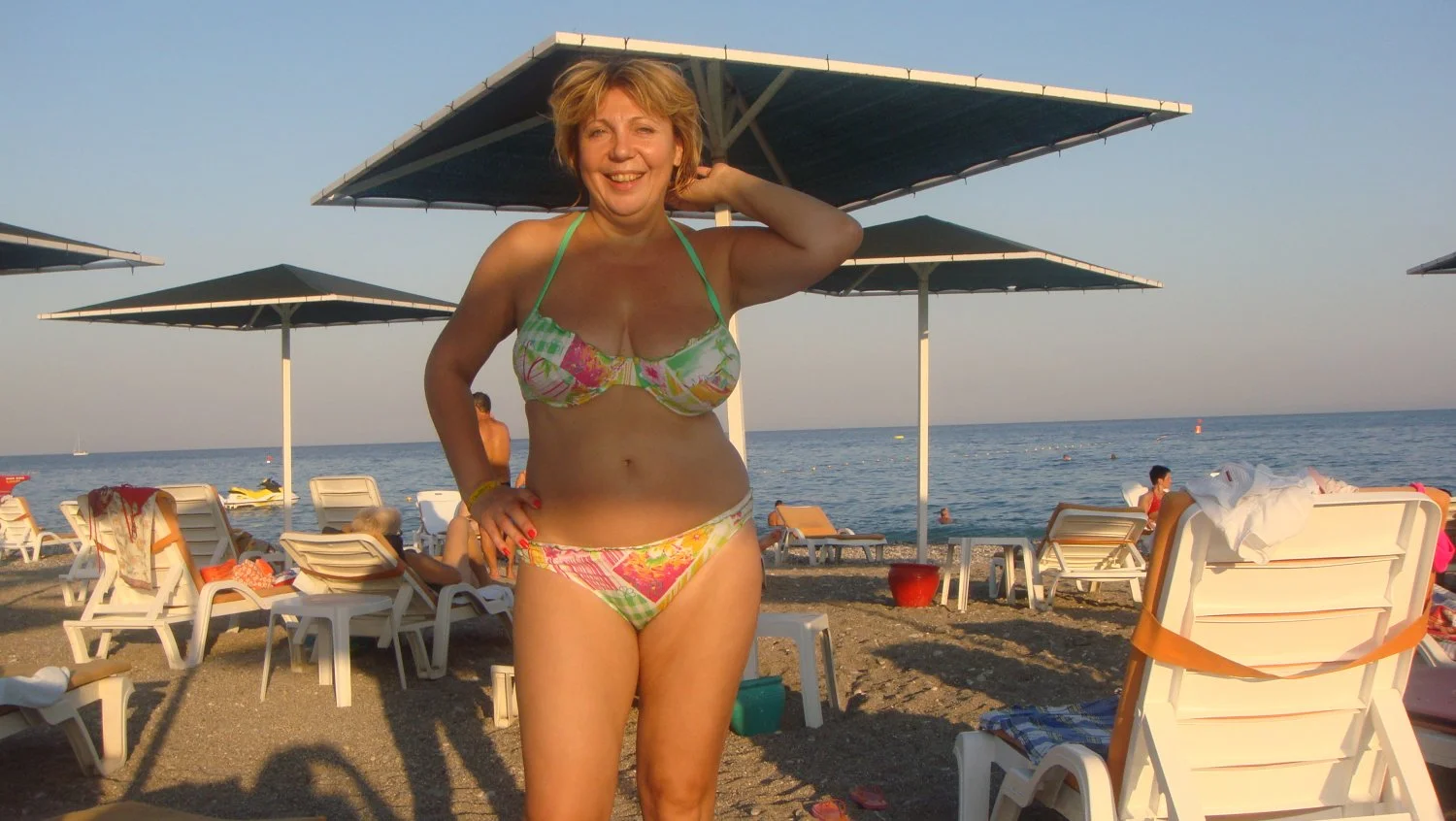 Mature Blonde Wife image 9