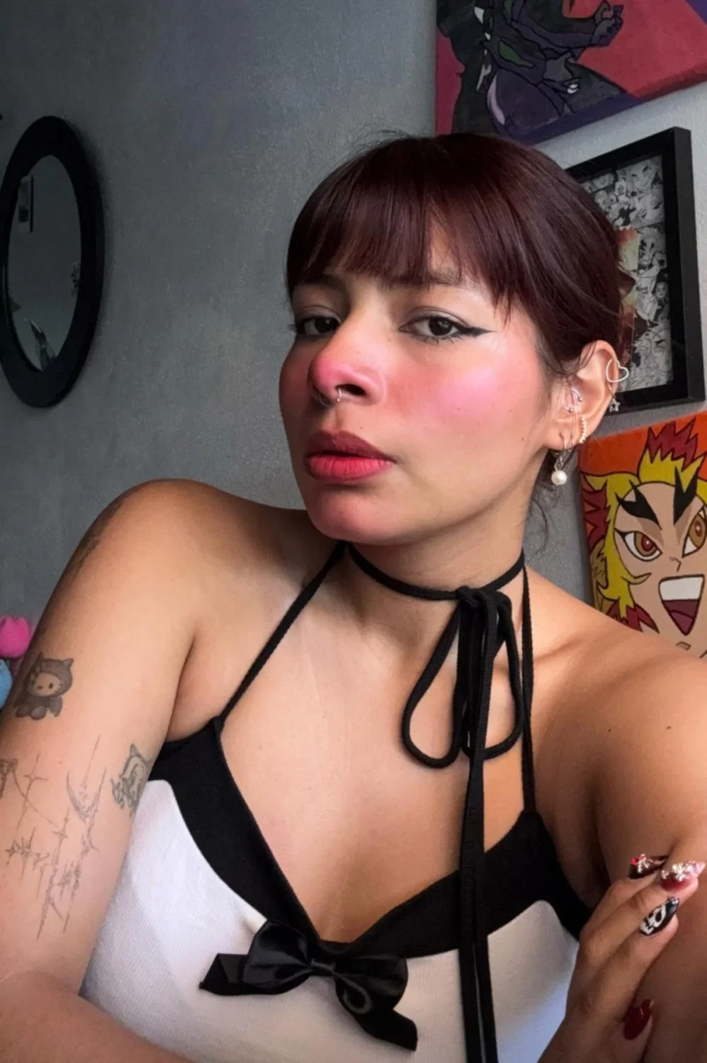 La deliciosa gótica de Suzz, qué le harían a la puta tetona image 18