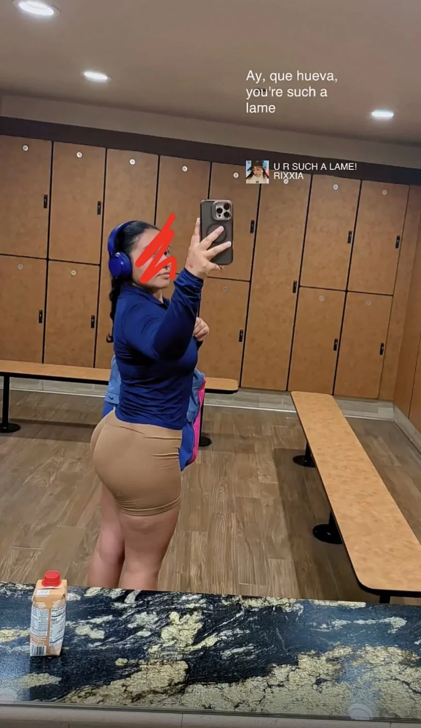 fat from the front and back on this thictok baddie image 1