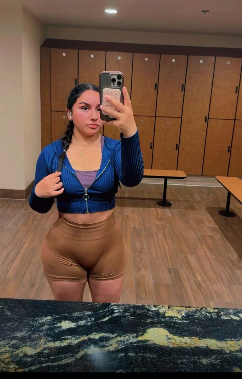 fat from the front and back on this thictok baddie image 10