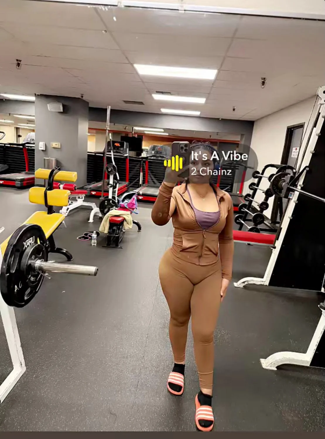 fat from the front and back on this thictok baddie image 14