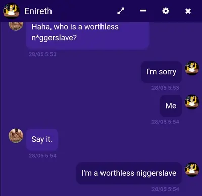Do you think this ebony slut is into raceplay? cover image