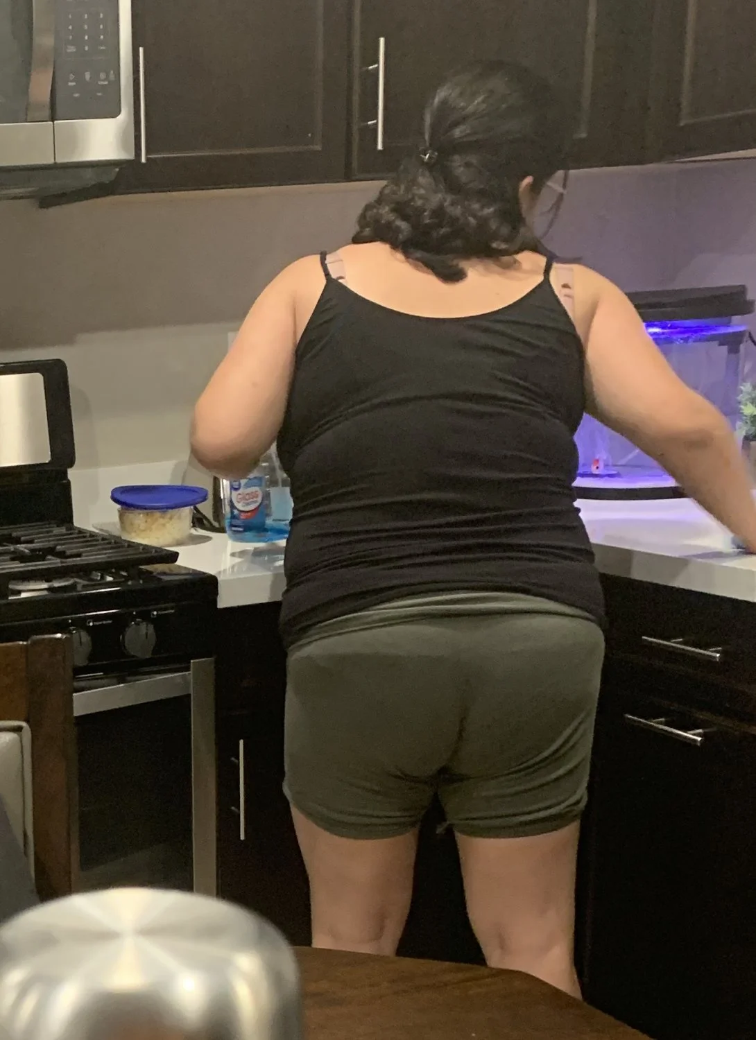 Sharing my Latina MILF sister image 17