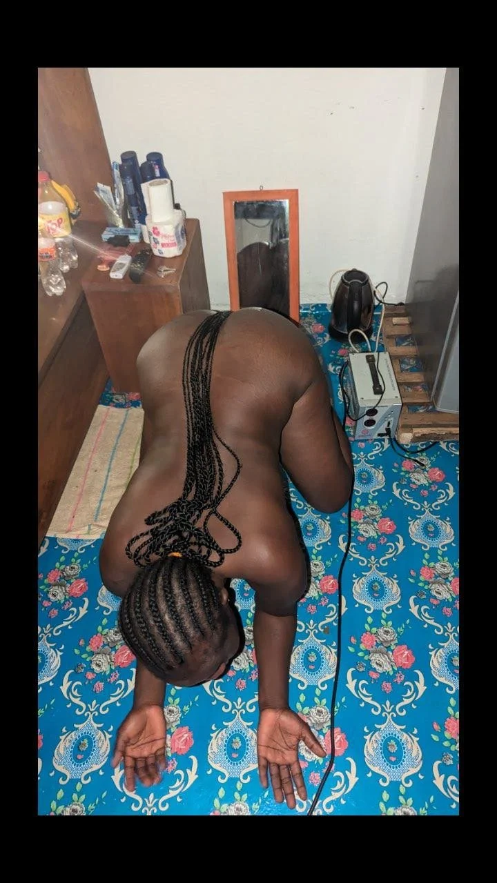Faith, black fuck pig from Cameroon, used and exposed image 11