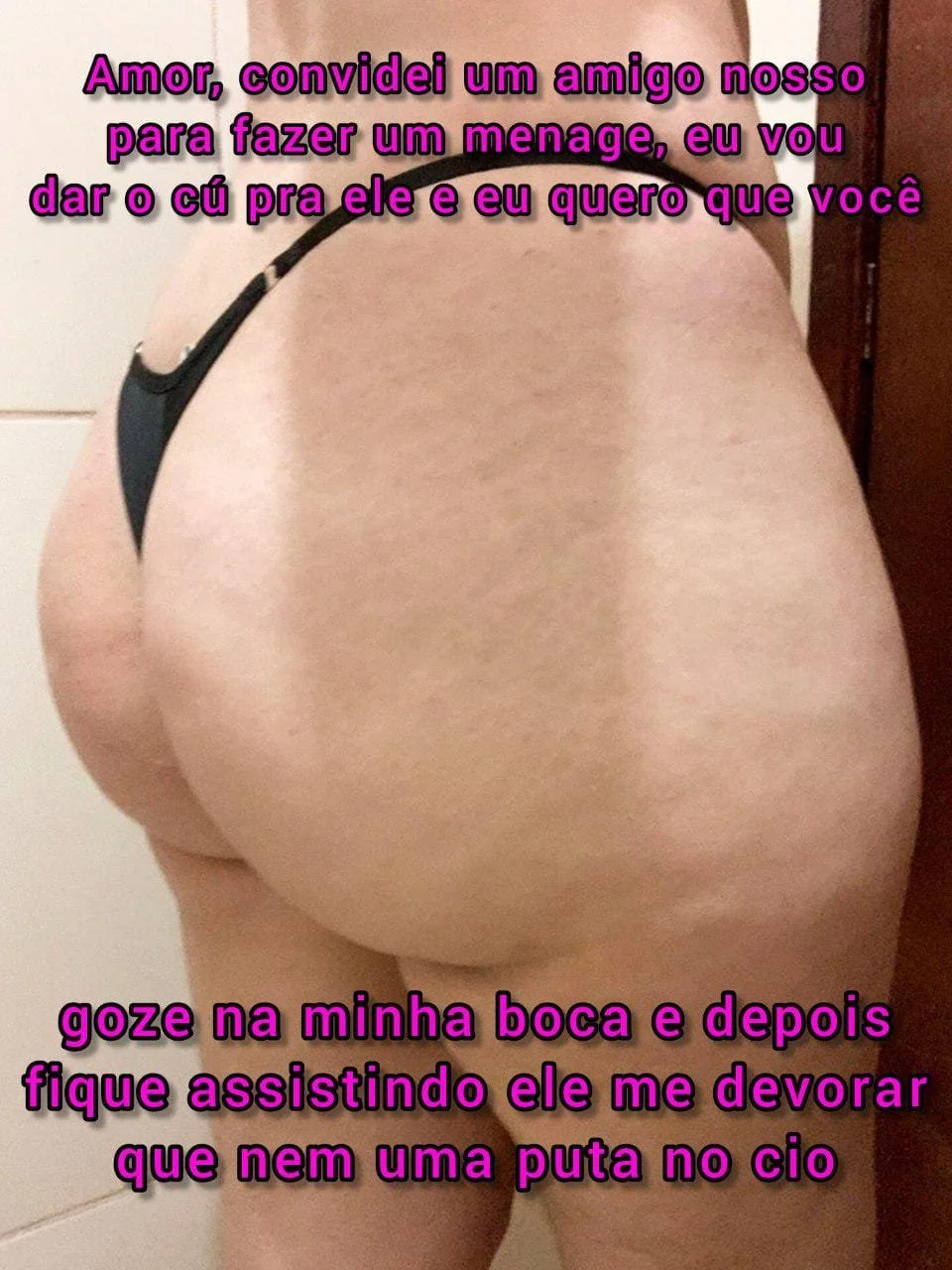 Corninho editou as fotos da sua rabuda m..como ele sonha vê la main image