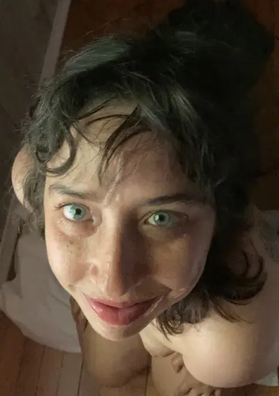 Facial makes wife a happy slut cover image