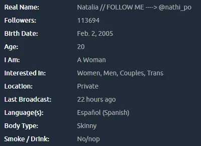Natalia cover image
