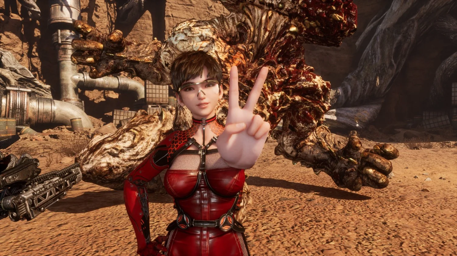 another set of stellar blade modded screenshots. this game gets me way to hard image 11