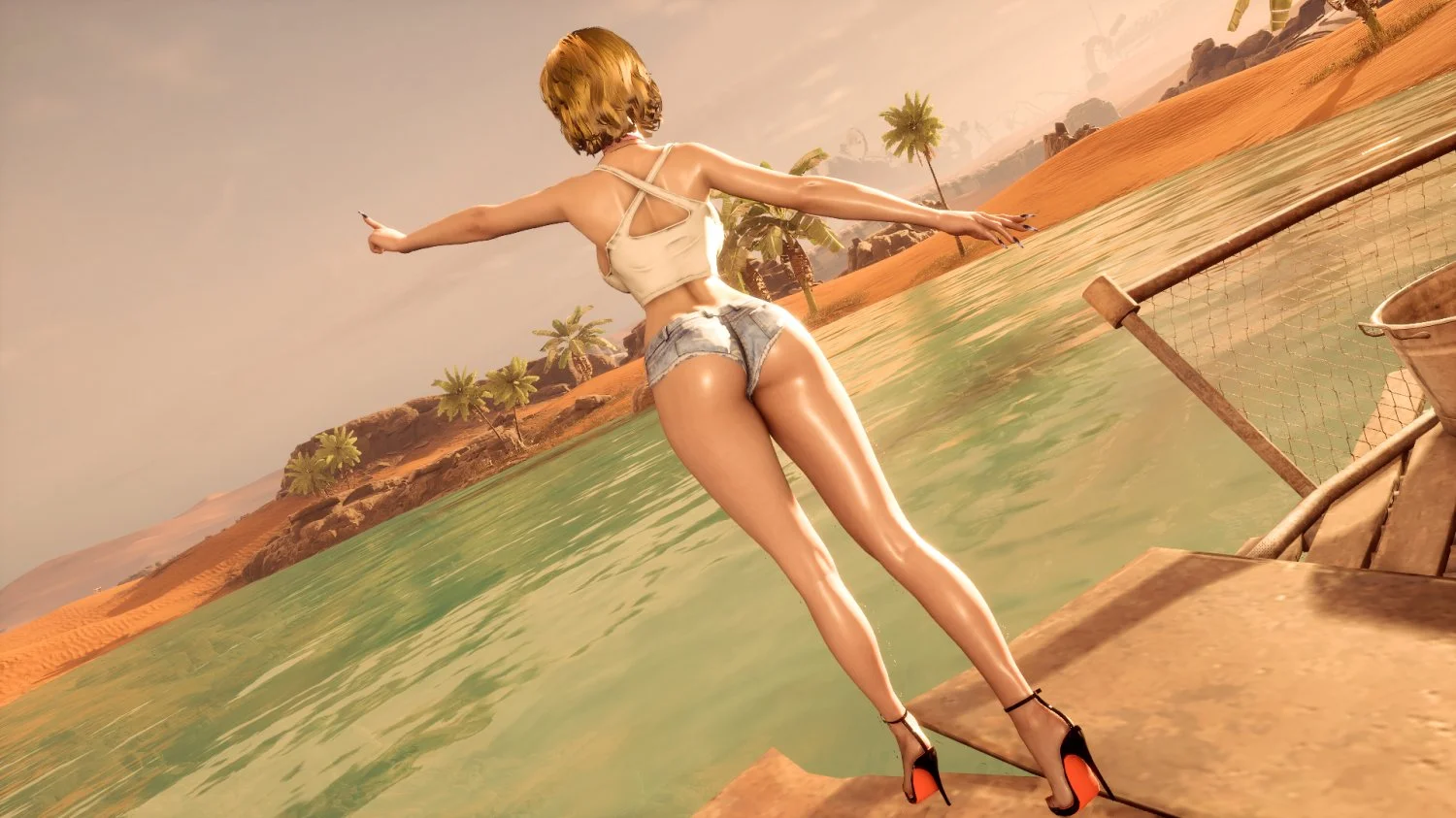 another set of stellar blade modded screenshots. this game gets me way to hard image 14