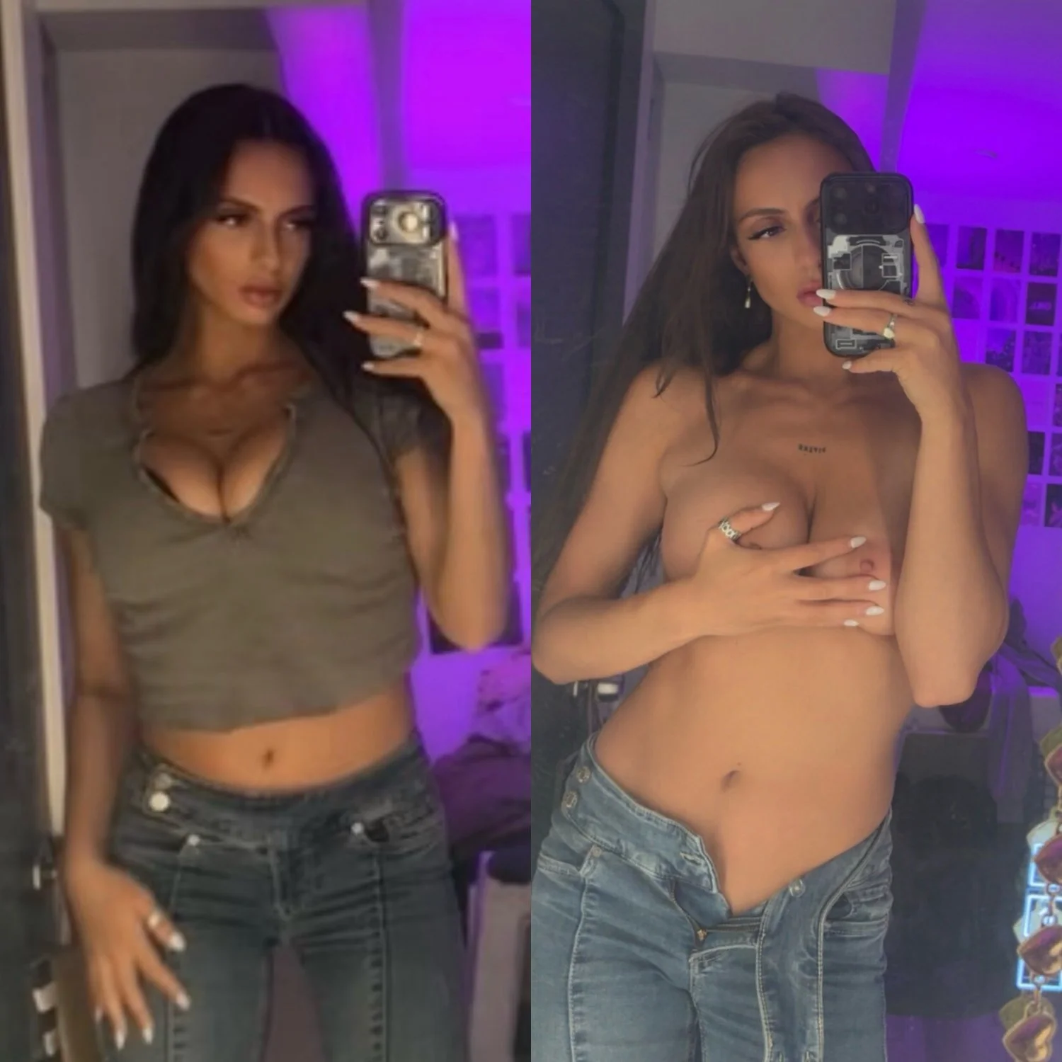 Teasing Slut Strips To Show Her Nice Tits main image
