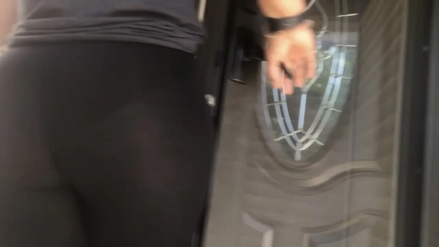 My moms fat ass booty in tight leggings (VPL) main image