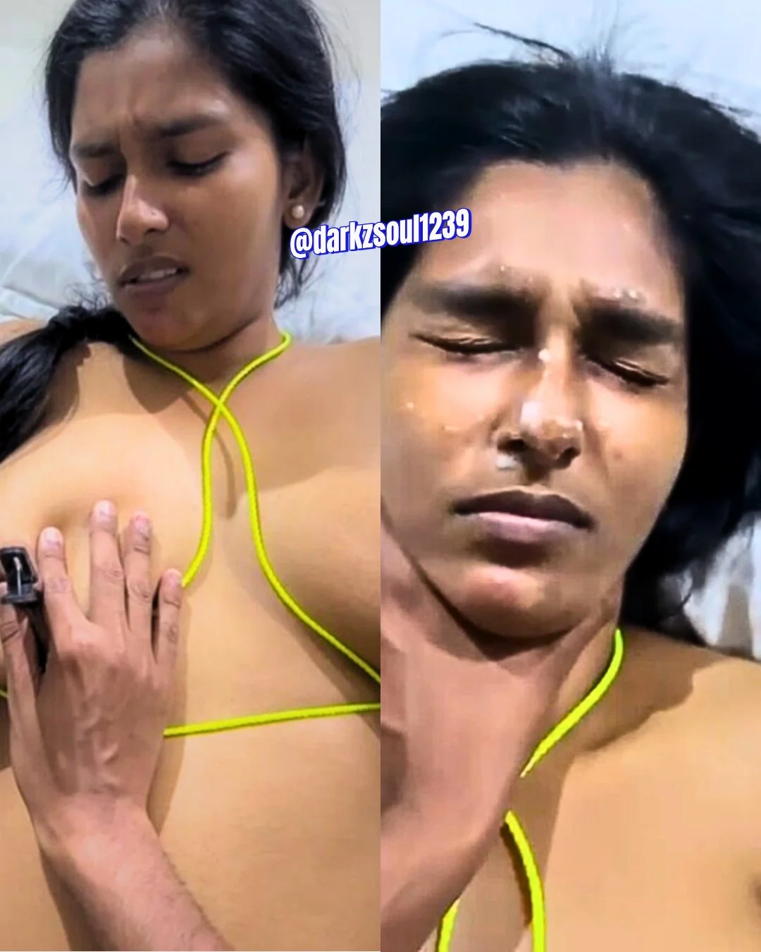 Submissive Horny Tamil Wife Rimjob Spit On Face And BDSM Play main image