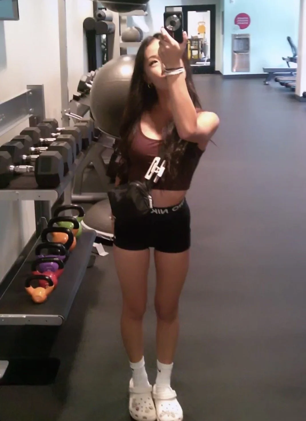 Asian Hmong Teen Gym Rat image 7