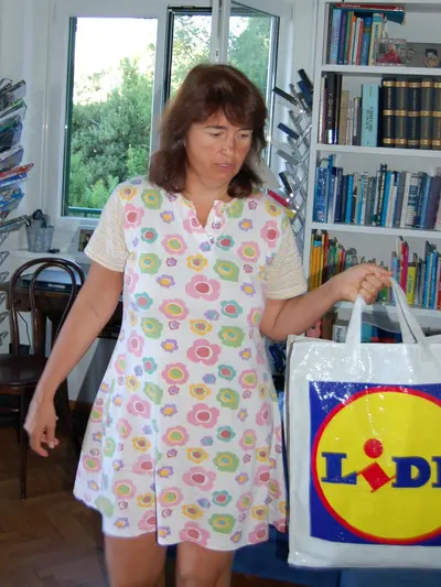 Lorenza with the floral pajamas cover image
