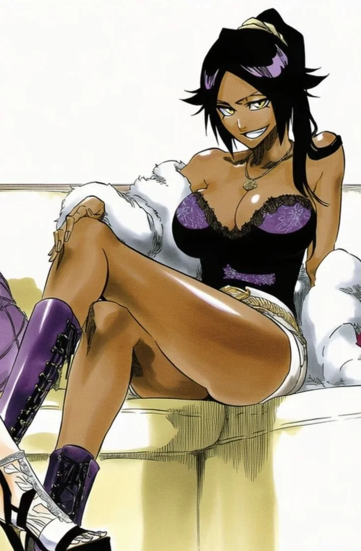 Yoruichi is such a good anime slut image 5