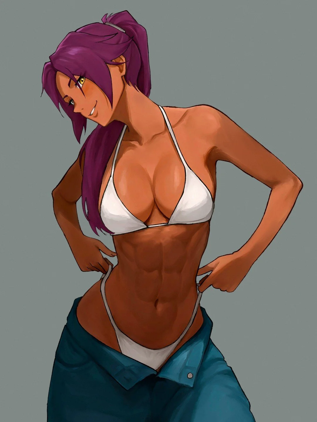 Yoruichi is such a good anime slut image 8