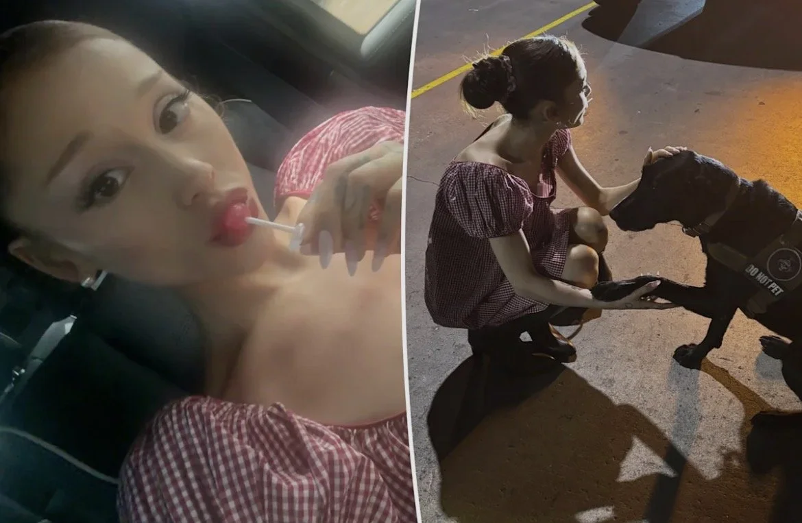 Ariana Grande nip slip from her IG image 2