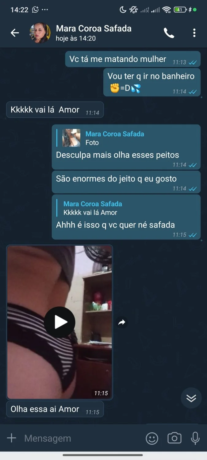 Pt2 coroa gostosa safada mandando os peitos image 2