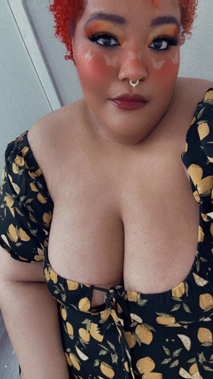 Fat Black Slut Desirae has huge udders image 23