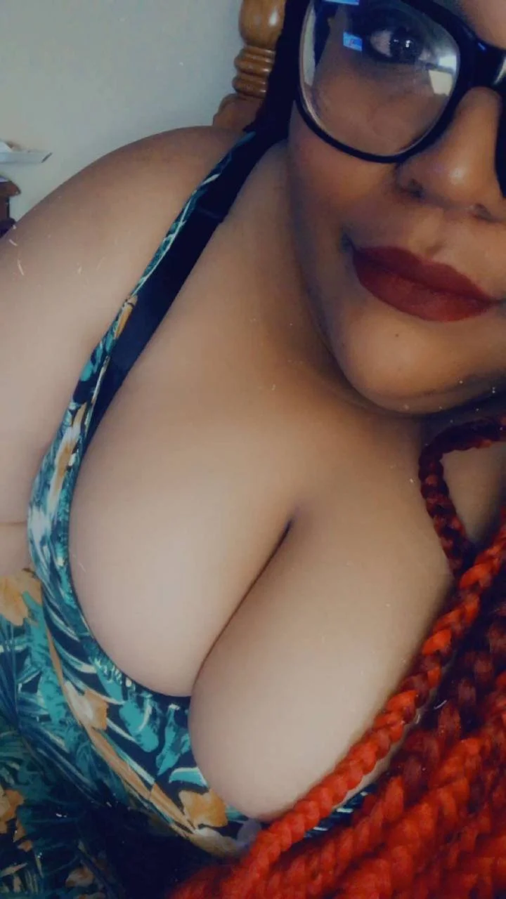 Fat Black Slut Desirae has huge udders image 4