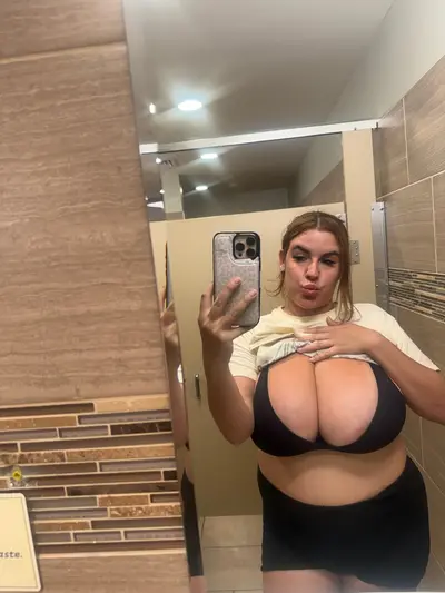 I remember thinking her tits were big a few years ago.. now they’re HUGE! cover image