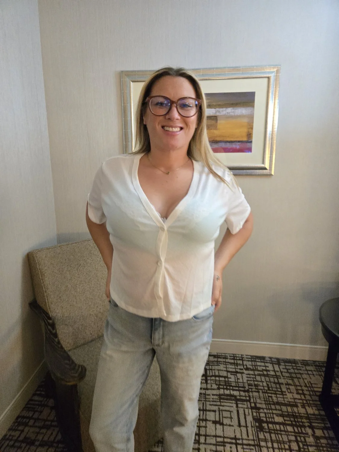 Vegas slut white sweater main image