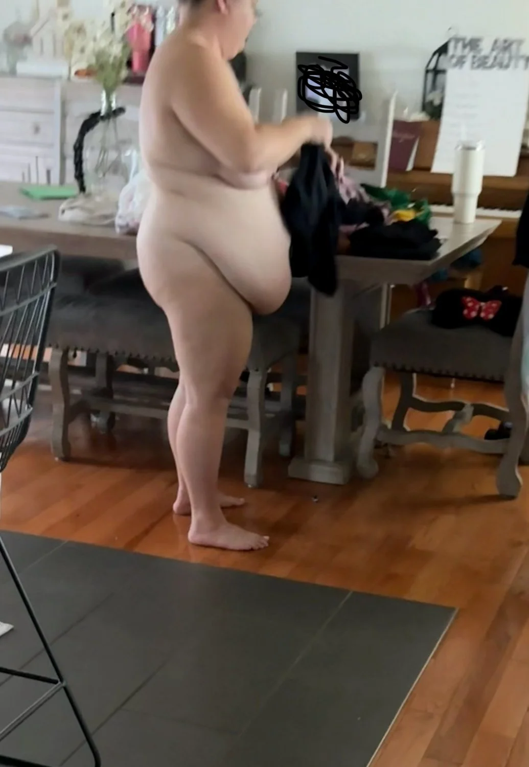 Cass is 242 pounds of fat pig image 25