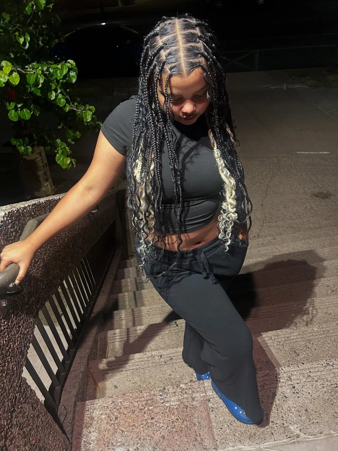 Pretty mixed redbone teen image 16