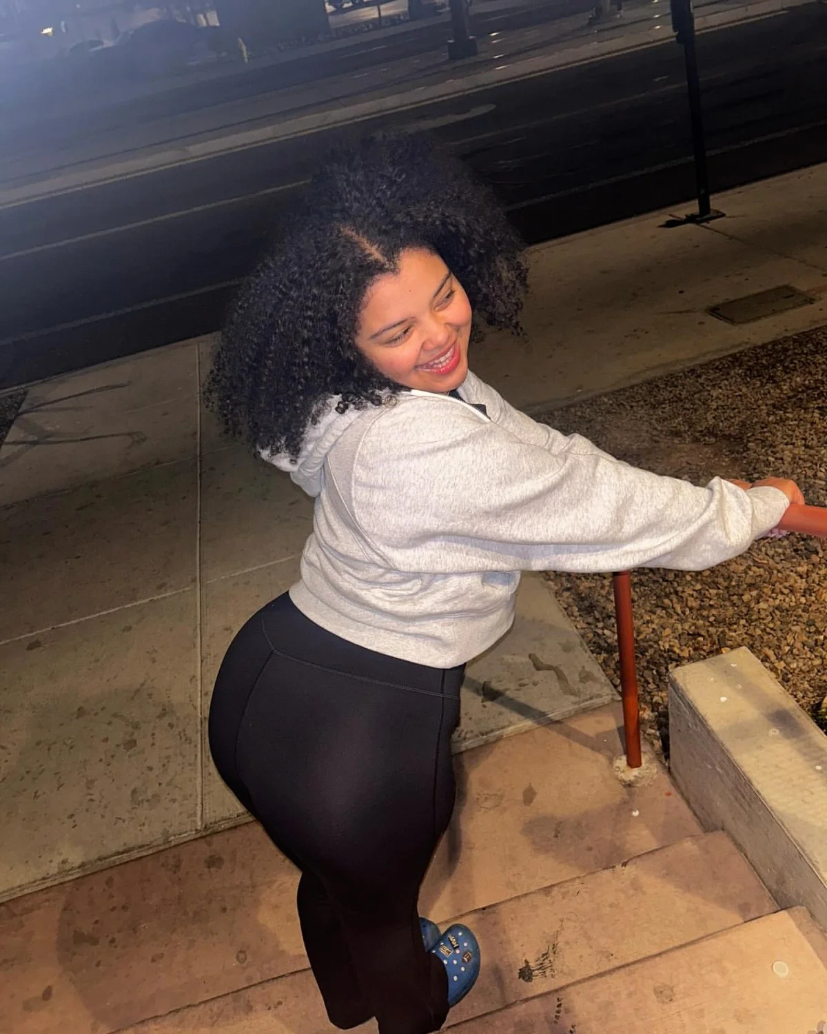 Pretty mixed redbone teen image 3