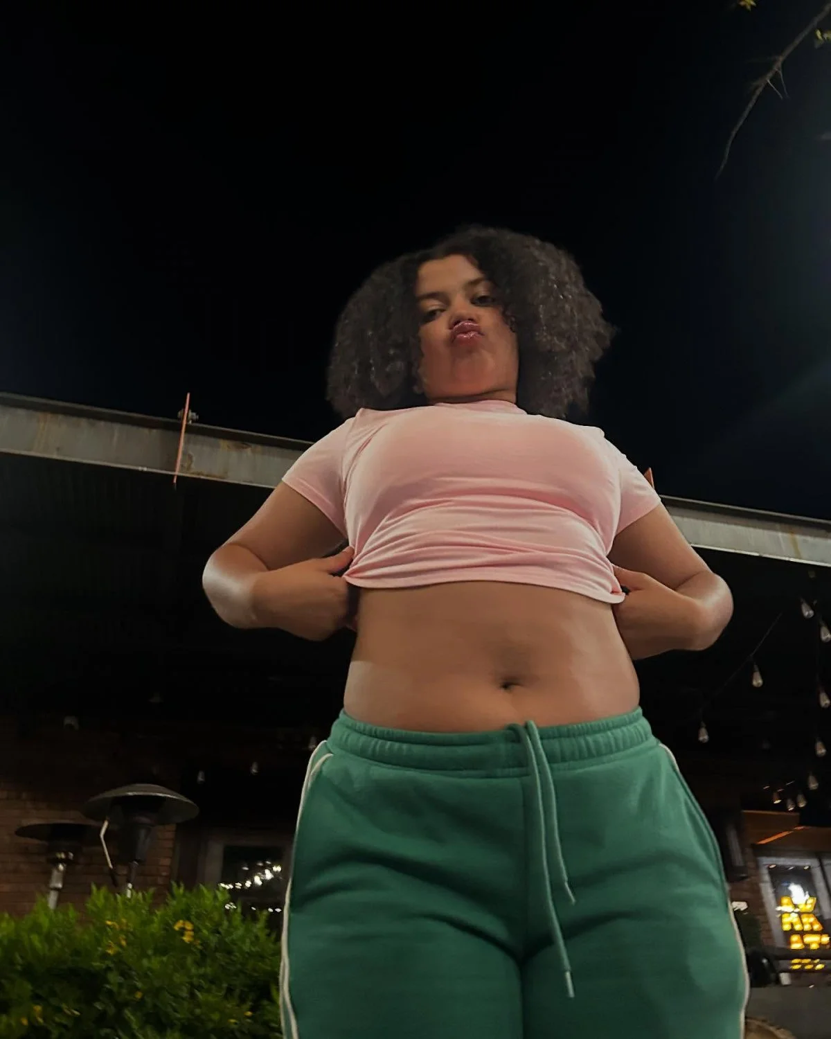 Pretty mixed redbone teen image 6